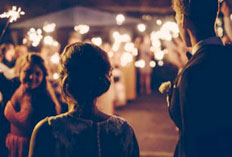 Friends enjoying a dance night